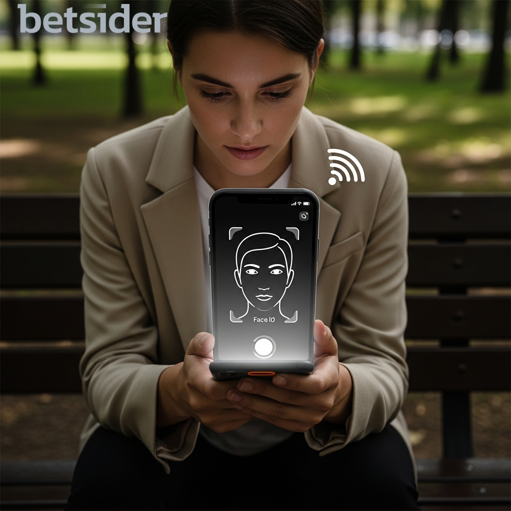 Handy mit Face-ID Entsperrung